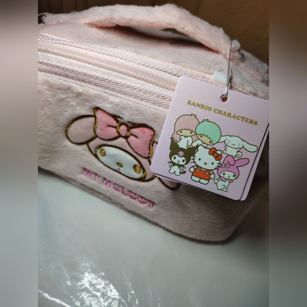 Sanrio My Melody Plush Cosmetic Bag - Picture 2 of 10